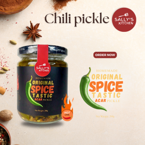Sallys Kitchen Spicetastic Acar Jeruk Cili EXTRA SPICE Ready To Eat 200gm