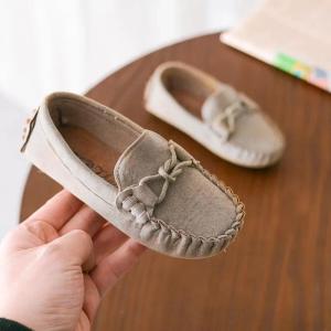 Children Suede Shoes Spring Summer Breathable Slip on Casual Kids Sneakers Boy Girl Baby Toddler Boat Shoes Flats Loafers G04191