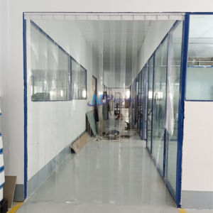 Rèm Nhựa Ngăn Phòng Máy Lạnh kích thước rộng 08 x 18m.