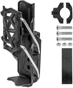 T2P Motorcycle Water Bottle Holder Automatic Clamping 360 Rotating Handlebar Mount Cup Cage