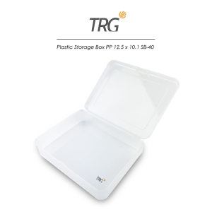 TRG Plastic Storage Box PP 12.5 x 10.1 SB-40 - Tempat Penyimpanan Kotak Plastik Kecil Serbaguna 125 x 101 cm TRG