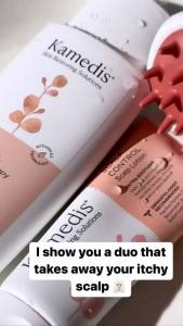 KAMEDIS Scalp Moisturizer Lotion For Dry Itchy Dandruff Flaky Seborrheic Dermatitis Psoriasis and Sensitive Scalp. Over-Night Mask Treatment Botanicals-Based. Parabens Free. 3.38 Fl Oz.