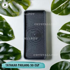Tatakan Alas Pot Panjang Elang 50 Hitam - TRAY PANJANG EGP 50 HITAM