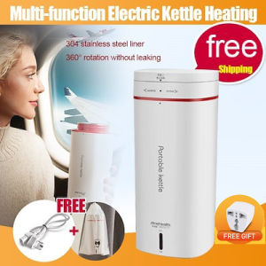 HATTIECS Ấm Đun Nước Sôi Nhanh Cầm Tay 500ML Ấm Đun Nước Điện Du Lịch Ngoài Trời Bình Đun Nước Bình Đun Nước Cách Nhiệt