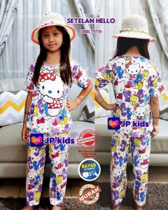 GRATIS STIKER NAMA SETELAN ANAK HELO KITYFULL PRINTING 1TH-9TH BISA BAYAR COD