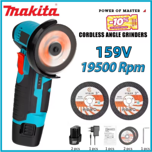 MAKITA เครื่องเจียร์ไร้สาย รุ่น DGA 199V เครื่องเจียร์แบตเตอรี่ หินเจียรไร้สาย หินเจียร ลูกหมู ลูกหนู Cordless Angle Grinder 125mm เครื่องเจียร 125mm การันตีสินค้าตรงปก 100%