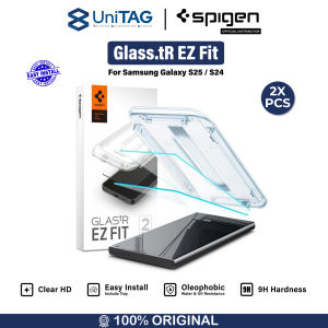 Tempered Glass Samsung Galaxy S24 Ultra Plus Spigen Glas tR EZ Fit Anti Spy Clear HD Anti Gores Protector