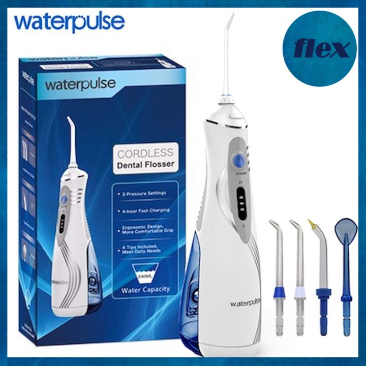 ORIGINAL Waterpulse V400 PLUS Family Water Flosser Oral Irrigator ...