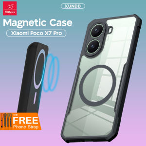 Xundd [Original] Beatle Magsafe Clear Hybrid Shock Proof Armor Case for Xiaomi Poco X7 Pro