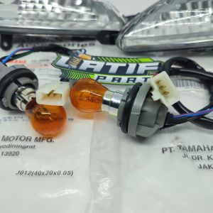 SEN SEIN ASSY DEPAN MIO LAMA SPORTY BOHLAM GEDE SOKET 3 ORIGINAL ORI YAMAHA