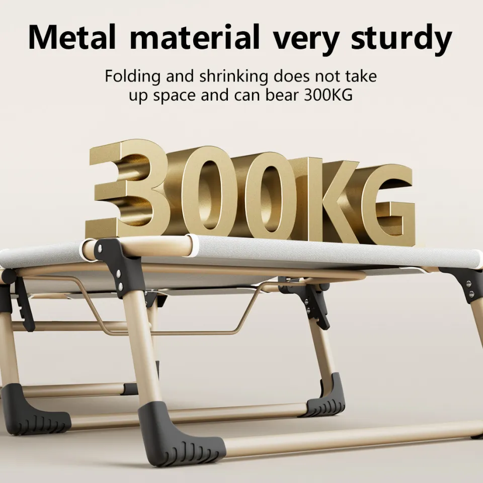 2024New Folding Chair Bed Portable Bed Single Bed Frame Foldable