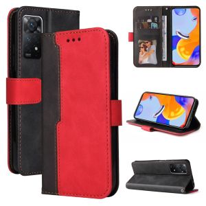 For Xiaomi Redmi Note 11 10 9 Pro Max 4G / Note 10 5G / Note 11S 10S 9S Phone Case Leather Wallet with Hand Strap Card Slot Flip Cover Casing
