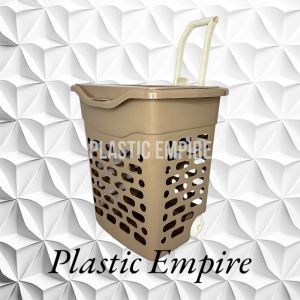 Durable Big Laundry Basket with Cover Wheels and Handle Aesthetic  Hamper Laundry Basket Organizer Storage