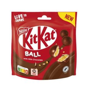 KITKAT Ball เวเฟอร์กรอบเคลือบช็อกโกแลต ขนาด 140 กรัม สินค้าจากบัลแกเรีย มี 2 รส