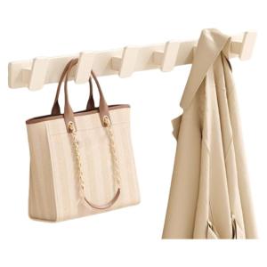 Thiết kế tiết kiệm không gian móc áo khoác cho gắn tường lý tưởng cho phòng ngủ và phòng tắm với nhiều móc sử dụng thông thường