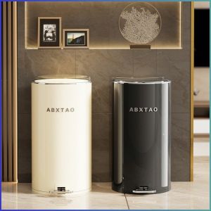 ถังขยะ การจัดเก็บอุปกรณ์ทำความสะอาด การเก็บขยะ ถุงขยะ การออกแบบสองชั้น แป้นเหยียบ โครงสร้างโลหะ