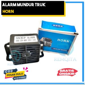 Klakson Atret Alarm Mundur Truk Oleng Asli 12/24 VOLT Klakson Mundur Backup Alarm 12V 24V UNIVERSAL