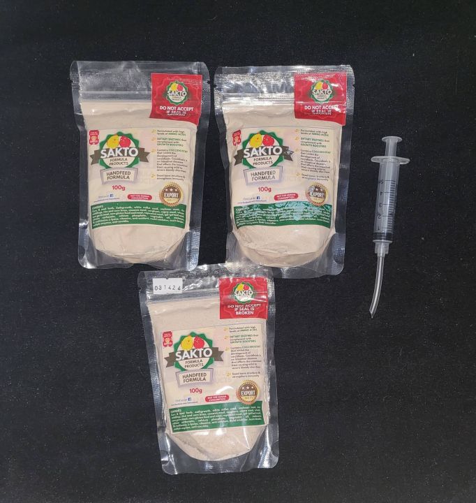 Hand feed formula Bird food WITH FEEDING SYRINGE for all types of bird