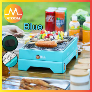 MIZONA 3-5Pax Disposable BBQ Grill Set Indoor Outdoor Portable Household Picnic Small Tool Grill With Charcoal