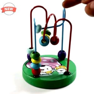 Đồ Chơi Luồn Hạt Bằng Gỗ Cho Trẻ