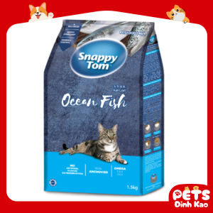 Thức Ăn Hạt Cho Mèo Snappy Tom Túi 1.5 Kg
