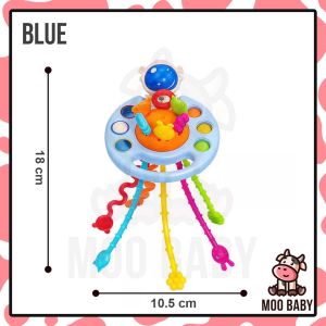 ⭐Moo Baby Pull String Toy Milk Bottle Rattle Toys for Baby Finger Toy Baby Toys 6 Months 12month Motor Skill Toys Baby