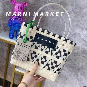 Woven Vegetable Basket Bag Handbag Beach Bag Charity Plastic Hand Woven market Picnic