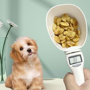 Digital Measuring Spoon Scale for Accurate Pet Portioning with LCD Display and Removable Easy to Clean Scale