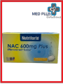 Nutriforte NAC 600mg Plus Effervescent Tablet Lemon Flavour 10's (Exp: 1/2028). 