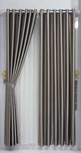 Gorden BlackOut Polos Import500/gr Pool Bahan 6 8 9 10 12gelembungTinggi 3 meter