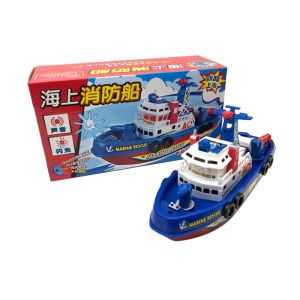 732 Fire Truck Fireboat Water Shooting Light and Sound Toy
