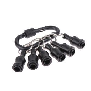 💞【Special price】💖Muya 6Pcs Set Bit Holder 1 4 Inch Hex Screwdriver Bits Holder Extension Bar Keychain Adapter Drill Bits Change Screw Bit Holder