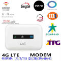 3G 4G LTE D6 Modem Router WiFi Modem 2.4G 150Mbps Support SIM Card Portable Wireless Router WiFi Router. 