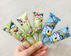 [Date:11/2026 ]Gía 1 cây Kẹo mút Mickey Popcan Gilco Không gây sâu Răng Vị Trái Cây Nội Địa Nhật Bản