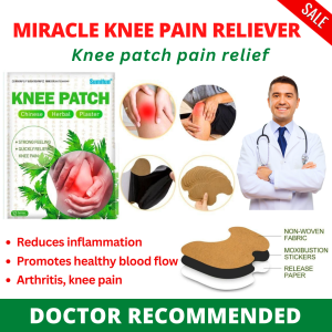 Knee Patch Herbal Plaster for joint and muscle pain support arthritis relief effective healing on swelling gout pain
