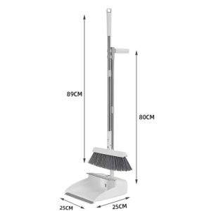 Goody homeชุดไม้กวาดพร้อมที่ตักผงขยะ  ที่ตักผงขยะมีซี่แปรงในตัว จำหน่ายแยกตามการจัดเก็บเข้าชุด แบบมีกดล็อกกับแบบแม่เหล็ก