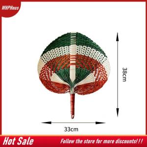 【COD】🔥🔥🔥 Bamboo Fan Lightweight Cooling Fan Handwoven Fan Bamboo For Living Room Home Decor Room Cooling