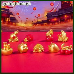 guangtemaoyi Mini năm mới của sự giàu có cây May Mắn Túi bức tượng vi cảnh quan nhà máy tính để bàn xe Bảng điều khiển trang trí