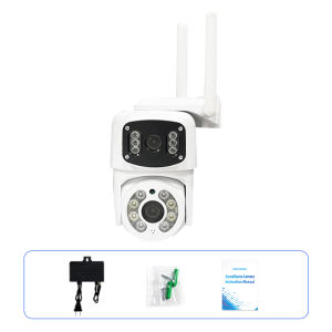 V380 BP3 1080P Dual-Lens Outdoor Security Camera IP66 Waterproof Wireless CCTV with Full Color Night Vision & Motion Tracking