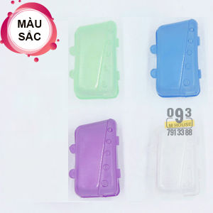 Combo 4 nắp đậy bàn chải đánh răng hộp bọc đầu bảo vệ bàn chải