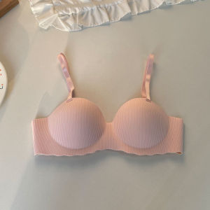 Áo Lót Nữ Su Đúc Cúp Ngang Không Gọng Thoáng Mát Áo Ngực Nữ Đúc Su Đệm Bàn Tay Nhiều Màu