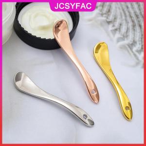JCSYFAC Kim loại mỹ phẩm chăm sóc da thìa Mini Mặt nạ Mặt tái sử dụng muỗng trang điểm vẻ đẹp thìa cho kem kem kem dưỡng ẩm
