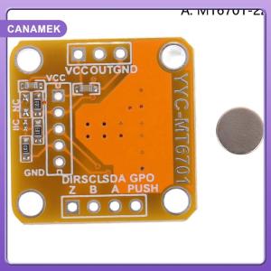 【CANAMEK】 Magnetic Encoder MT6701 Magnetic Induction Angle Measurement Sensor Module 14bit High Precision Can Perfectly Replace AS5600