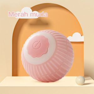 Pet Mainan Bola Pet Mainan Bola Listrik Bergulir Cerdas Mainan Peliharaan Interaksi Cerdas Kucing Dan Anjing Mainan Bola Kucing