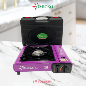 Todachi Omicko Kompor Gas Portable 1 Tungku 2 in 1 Kompor BBQ Camping Traveling mancing