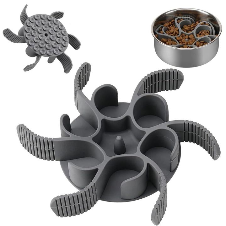 EQUOMT Suction Cups Slow Feeder Bowl Insert Slow Eating AntiChoking