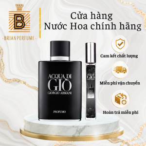 [ CHÍNH HÃNG ] nước hoa nam chiết 10ml Giorgio Armani Acqua di Gio Profumo Tinh tế Nam tính Lịch lãm Tươi mát.