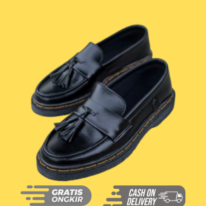 Sepatu Loafers Pria Casual | Sepatu Formal Pria | Sepatu Casual Pria - sepatu loafers pria&wanita sepatu anak perempuan / sepatu loafers /sepatu sekolah /sepatu docmart /  Sepatu Loafers Anak Sepatu Pantofel Docmart Slip On Loafers Pita TERBARU Casual