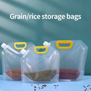 ZH475 2L Kitchen Food Sealing Bag Cereals Rice Oil Pest Control Moisture-proof Sealed Storage Bag Sealing Oil Split Bag