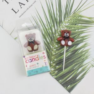 nến sinh nhật hình chú gấu dễ thương - LUMBLEY